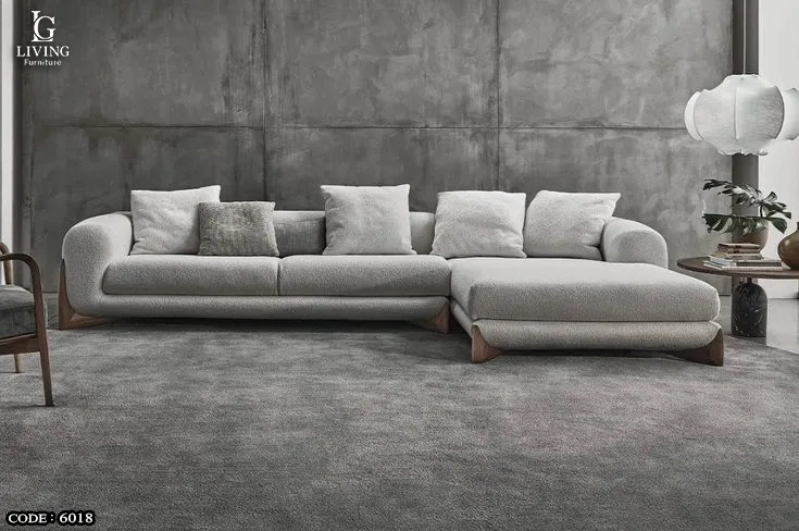 rokna-8.webp روبيندا ركنة مودرن بلمسة خشبية ووسائد مريحة - الصورة 1