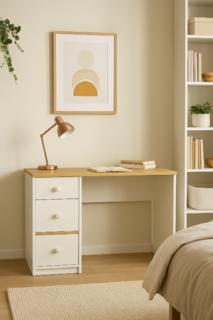 Astra Natural Wood Study Desk