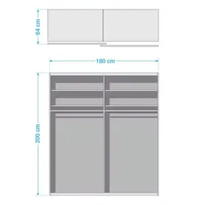 ⁦Altona natural wood wardrobe⁩ - الصورة ⁦6⁩