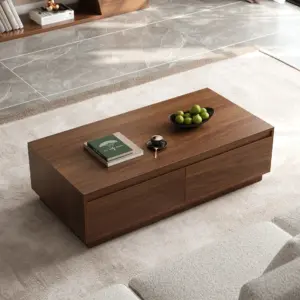 ⁦Alvaro TV unit and coffee table made of natural wood⁩ - الصورة ⁦6⁩