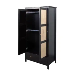 ⁦Oria Rattan and Natural Wood Wardrobe⁩ - الصورة ⁦7⁩