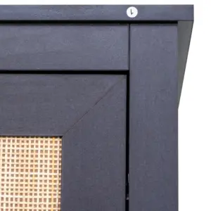 ⁦Oria Rattan and Natural Wood Wardrobe⁩ - الصورة ⁦9⁩