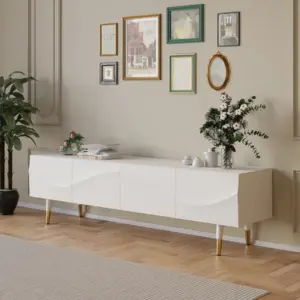 ⁦Okro 4-drawer TV table⁩ - الصورة ⁦14⁩