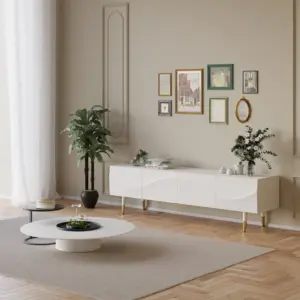 ⁦Okro 4-drawer TV table⁩ - الصورة ⁦16⁩