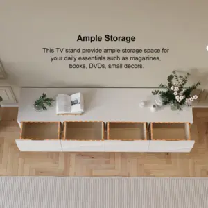 ⁦Okro 4-drawer TV table⁩ - الصورة ⁦17⁩