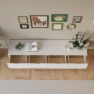 ⁦Okro 4-drawer TV table⁩ - الصورة ⁦22⁩