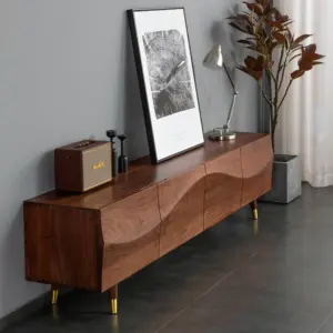 ⁦Okro 4-drawer TV table⁩ - الصورة ⁦5⁩