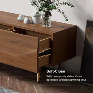 ⁦Okro 4-drawer TV table⁩ - الصورة ⁦8⁩
