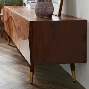 ⁦Okro 4-drawer TV table⁩ - الصورة ⁦10⁩