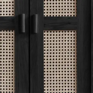 ⁦Ezra two-door wardrobe made of treated natural wood⁩ - الصورة ⁦6⁩