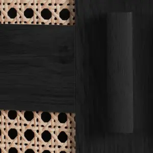 ⁦Ezra two-door wardrobe made of treated natural wood⁩ - الصورة ⁦7⁩