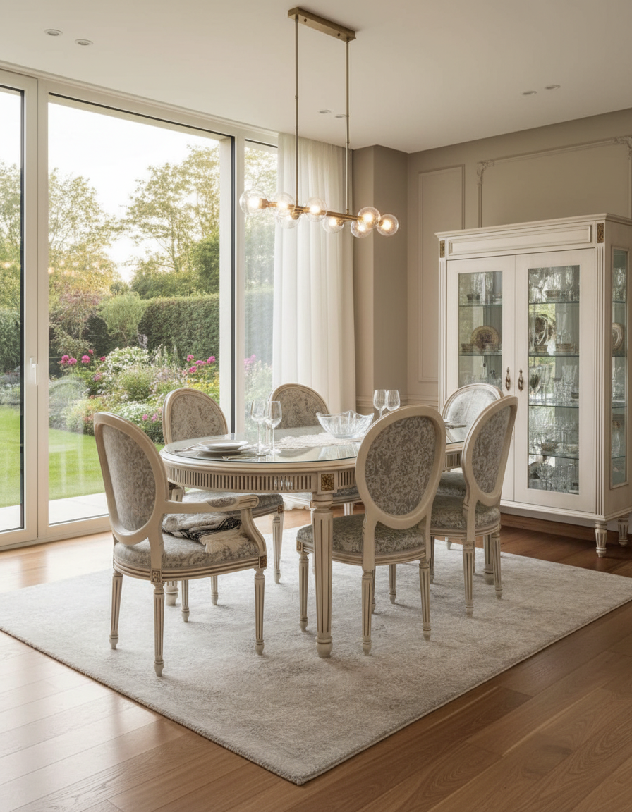 إليت – سفرة طعام كلاسيك فاخرة للمساحات الراقية