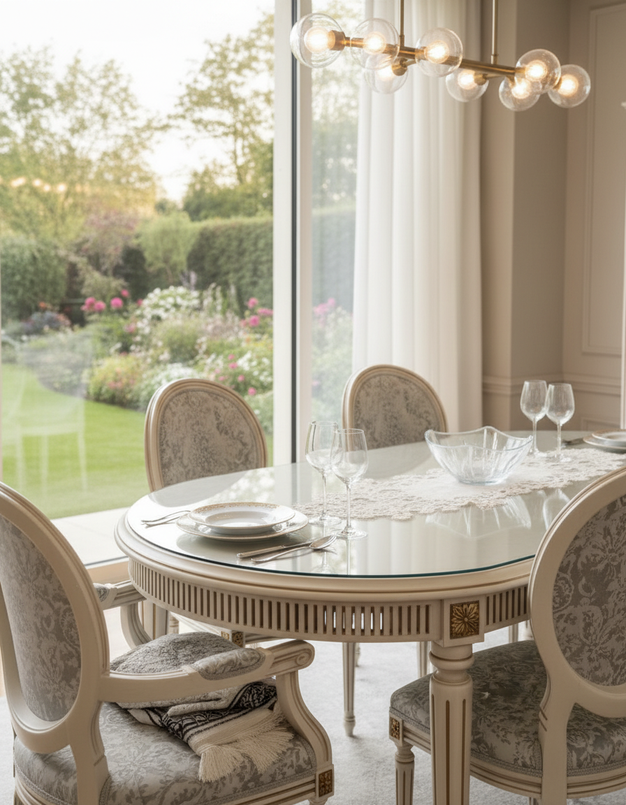 إليت – سفرة طعام كلاسيك فاخرة للمساحات الراقية - الصورة 3