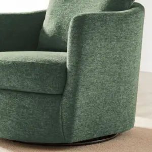 ⁦Imperial curved armchair in natural wood⁩ - الصورة ⁦6⁩