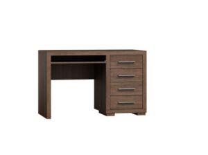 ⁦Arto modern desk with four drawers, natural wood⁩ - الصورة ⁦3⁩