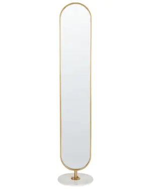 ⁦Purity natural wood floor mirror with metal frame⁩ - الصورة ⁦5⁩