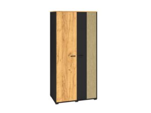 ⁦Trio Youth Wardrobe with Three Doors, Natural Wood⁩ - الصورة ⁦4⁩
