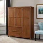 Grani natural wood wardrobe