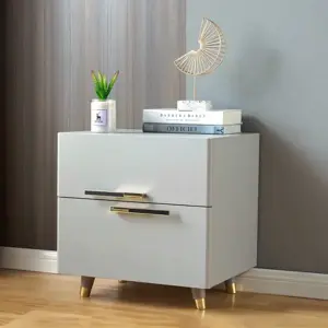 ⁦Grayish bedroom table with two drawers⁩ - الصورة ⁦7⁩