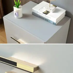 ⁦Grayish bedroom table with two drawers⁩ - الصورة ⁦9⁩