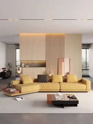 ⁦Dream sofa with modern design and hip fabric⁩ - الصورة ⁦5⁩