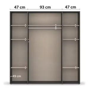 ⁦Voyager sliding door wardrobe⁩ - الصورة ⁦5⁩