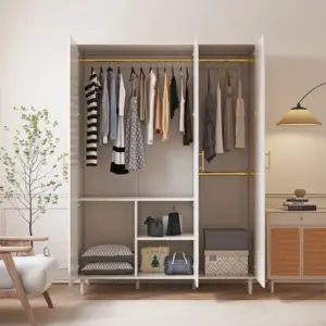 ⁦Marmo natural wood wardrobe with rattan⁩ - الصورة ⁦5⁩