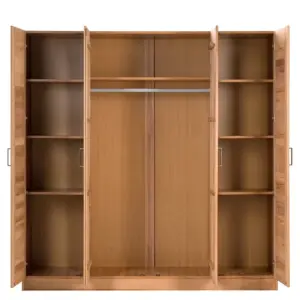 ⁦Landvetter natural wood wardrobe with mirror⁩ - الصورة ⁦8⁩