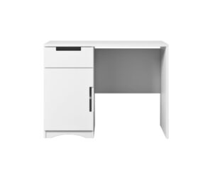 ⁦Dovo Classic Study Desk with Drawer and Natural Wood Cabinet⁩ - الصورة ⁦3⁩