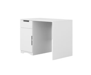 ⁦Dovo Classic Study Desk with Drawer and Natural Wood Cabinet⁩ - الصورة ⁦4⁩