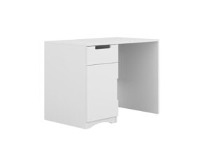 ⁦Dovo Classic Study Desk with Drawer and Natural Wood Cabinet⁩ - الصورة ⁦5⁩