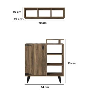 ⁦ركن القهوة تريو أسود وبني⁩ - الصورة ⁦5⁩