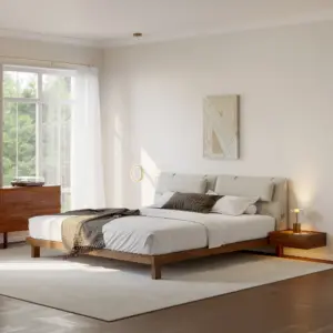 ⁦Fillmore Modern Bed Natural Wood⁩ - الصورة ⁦7⁩