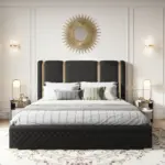 Black and Gold Lux ​​King Bed