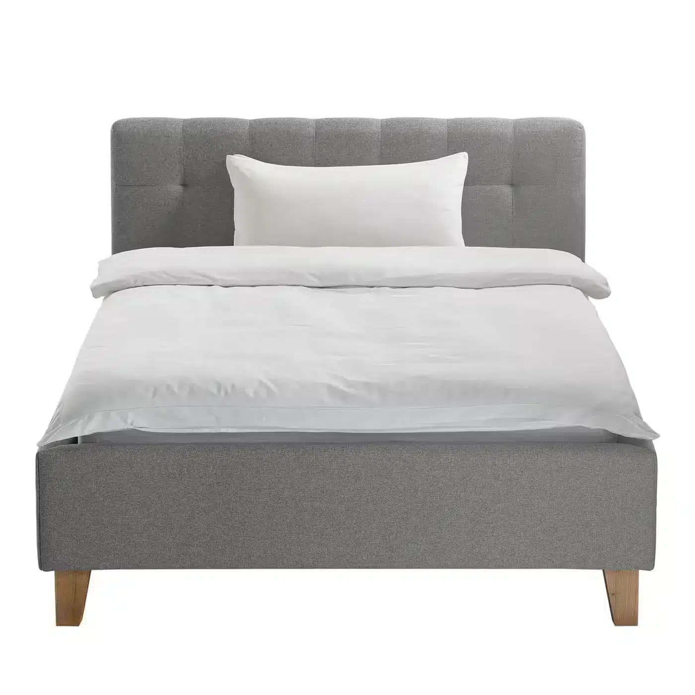 سرير نورا مبطن وخشب طبيعي - الصورة 5