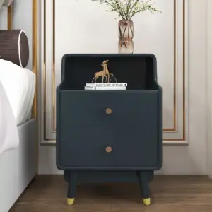 ⁦Modern 2 Drawer Bedroom Table⁩ - الصورة ⁦4⁩