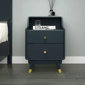 ⁦Modern 2 Drawer Bedroom Table⁩ - الصورة ⁦5⁩