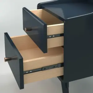 ⁦Modern 2 Drawer Bedroom Table⁩ - الصورة ⁦6⁩