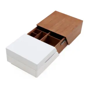 ⁦Reiki table set, TV unit and coffee table made of natural wood⁩ - الصورة ⁦6⁩