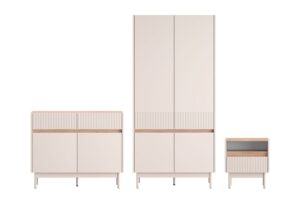 ⁦Siron bedroom set made of natural wood⁩ - الصورة ⁦3⁩