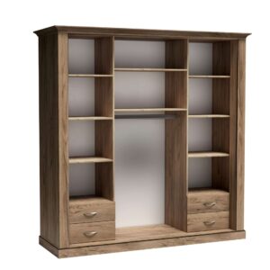 ⁦Aveo bedroom set made of natural wood⁩ - الصورة ⁦6⁩