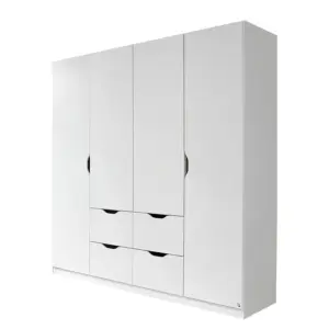 ⁦Freham wardrobe with natural wood door⁩ - الصورة ⁦3⁩