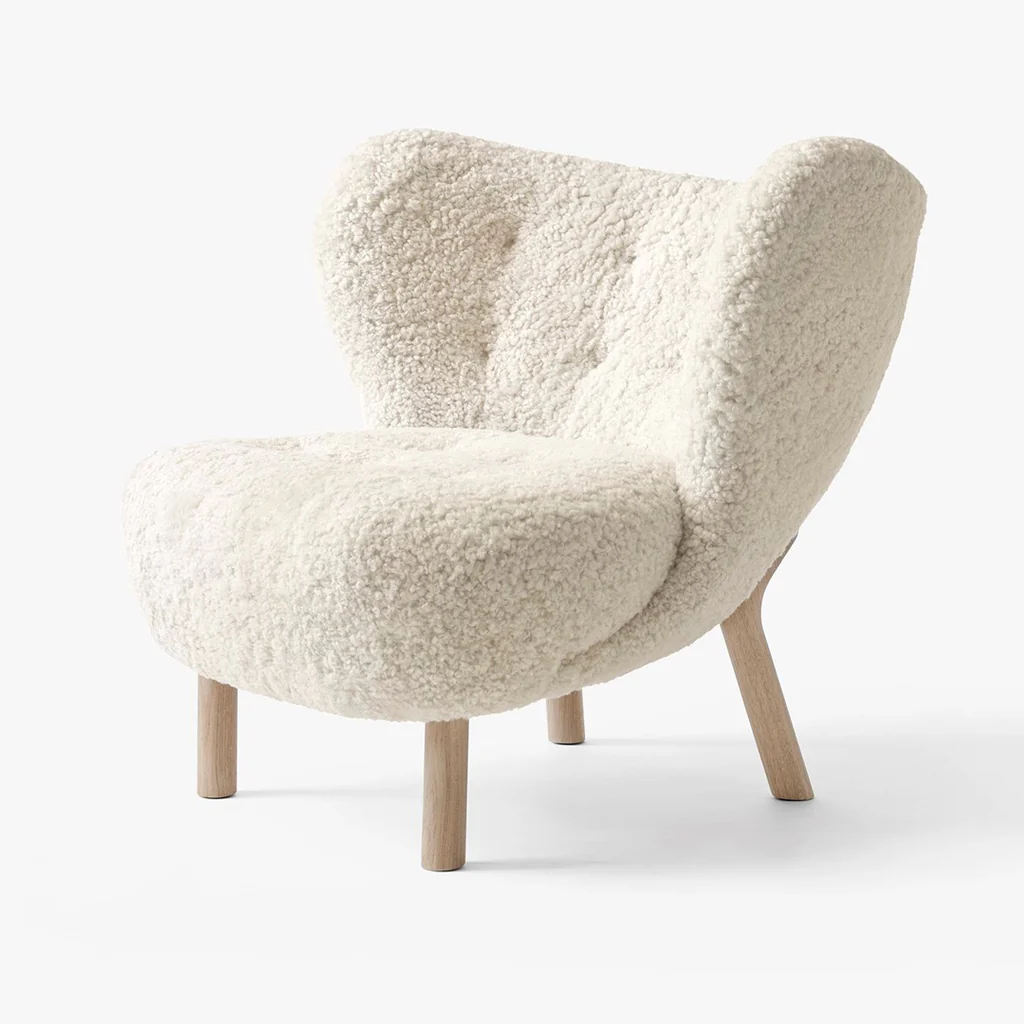 فيري كرسي فاخر من الفرو