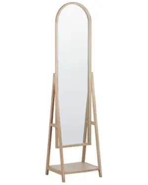 ⁦Ferretti Natural Wood Floor Mirror⁩ - الصورة ⁦5⁩