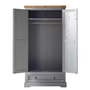 ⁦Vinca natural wood wardrobe⁩ - الصورة ⁦14⁩