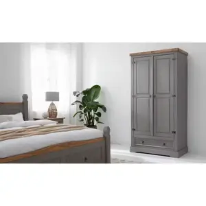 ⁦Vinca natural wood wardrobe⁩ - الصورة ⁦15⁩