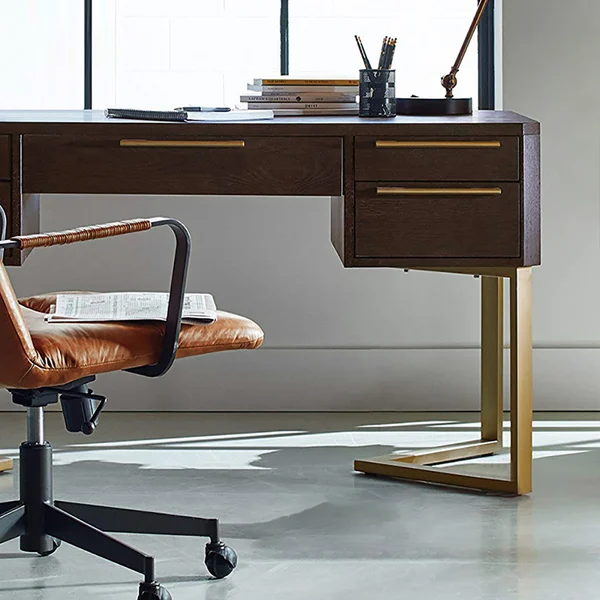 كرامو مكتب خشب طبيعي - الصورة 3