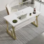 كرانڤ مكتب بأرجل ذهبي