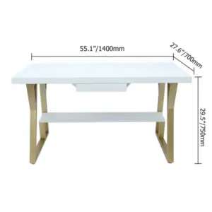 ⁦كرانڤ مكتب بأرجل ذهبي⁩ - الصورة ⁦8⁩