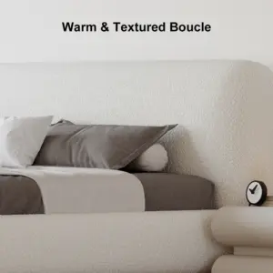 ⁦Craven modern natural wood bed⁩ - الصورة ⁦16⁩